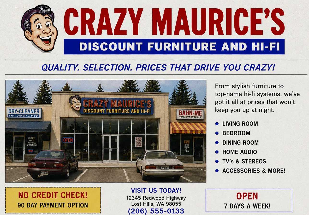 Crazy Maurice's — Lost Hills Electronics