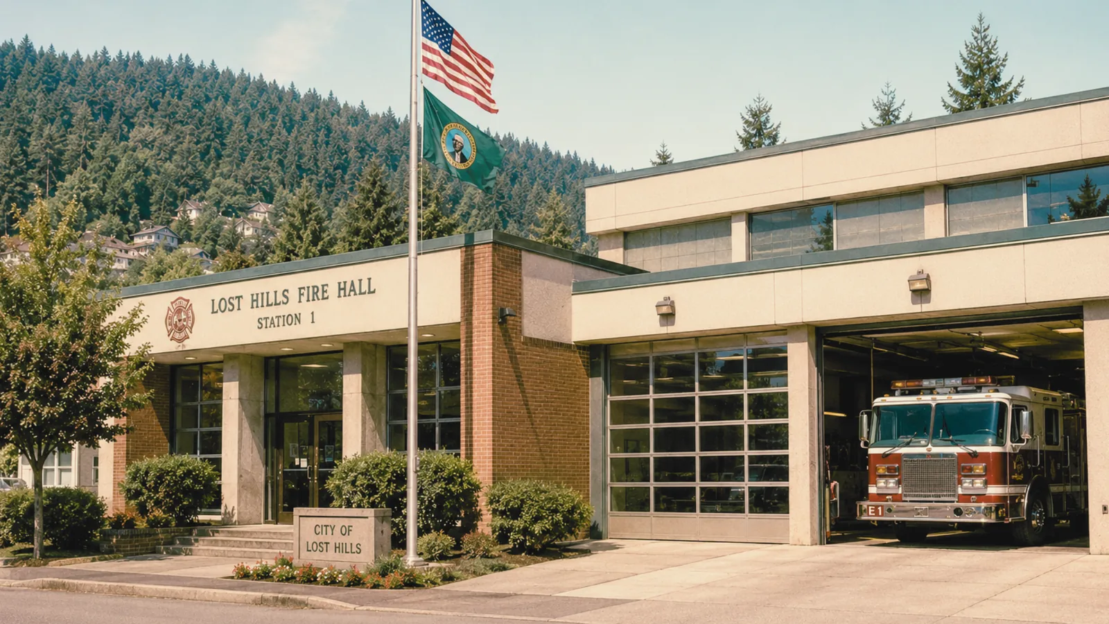 Lost Hills Fire Station 1