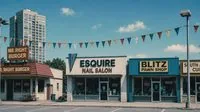 East side retail strip