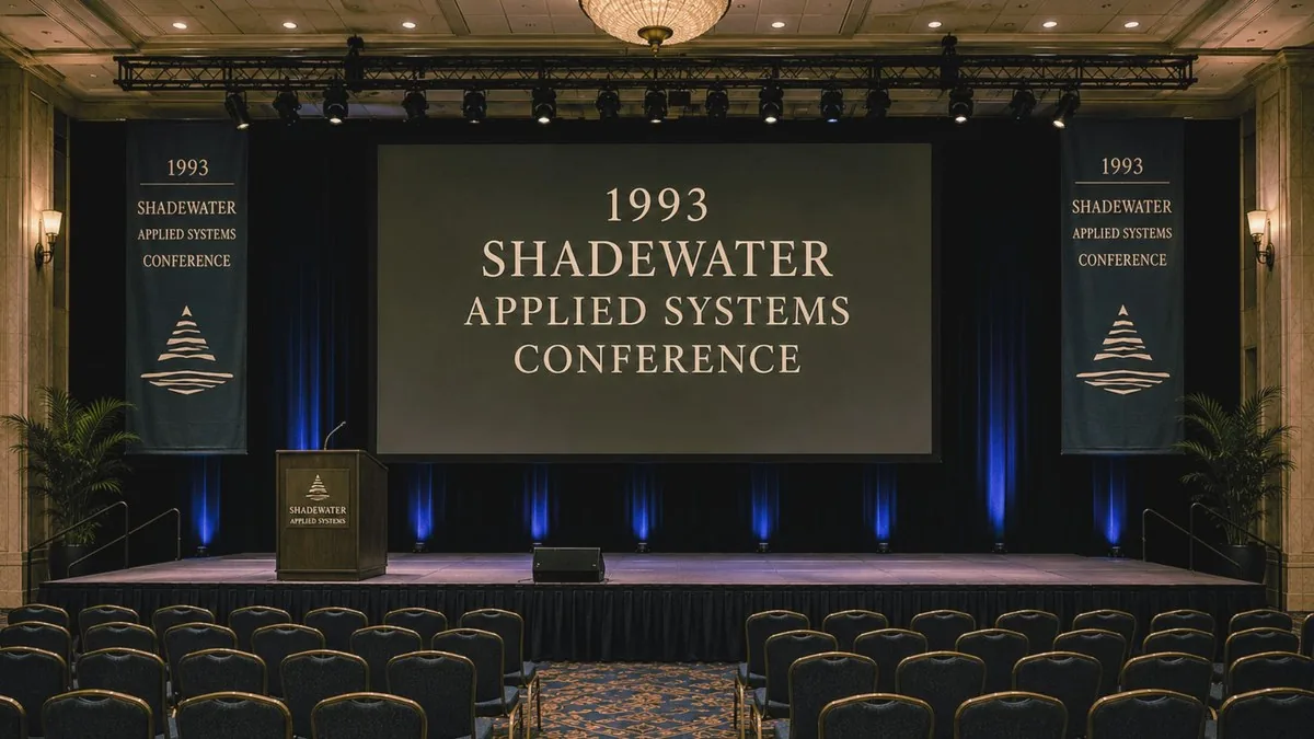 SASC 1993 Main Hall stage