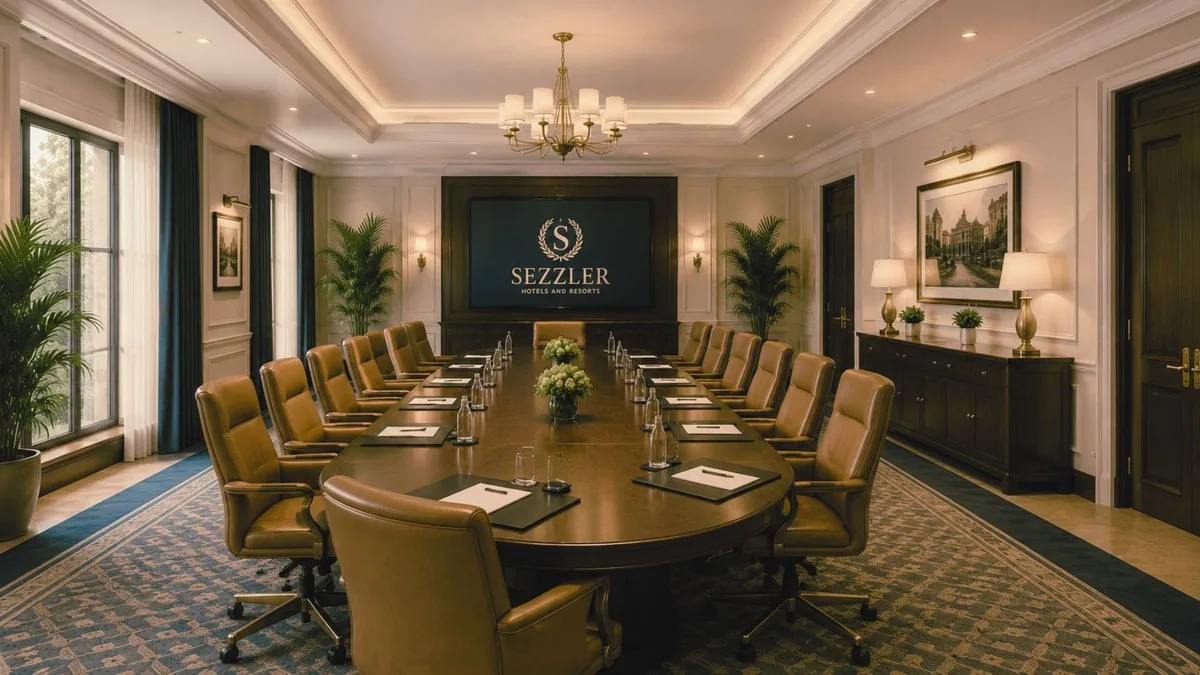 Sezzler conference boardroom, Pavilion B