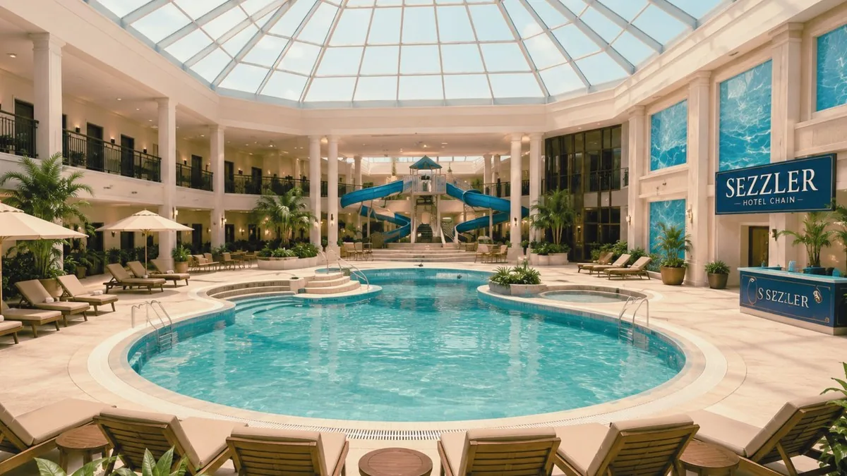Sezzler indoor pool